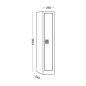   Dulap arme Ellit® Home Protect DEFENDER 4 arme 1500x260x245 mm