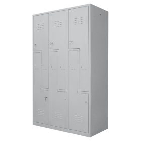 Vestiar metalic Ellit® COMPACTZ 6 uși 1800x1150x450 mm