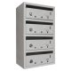 Cutie postala bloc VIENA4 UNIT 1x4 usi 435x250x160 mm