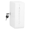 Caseta cheie Ellit® KEY20 cu brelocuri incluse 200x160x75 mm alba