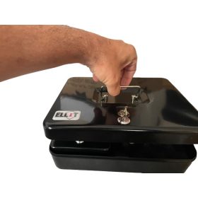 Caseta pistol Ellit® Home GunBOX cheie 300x240X90mm negru