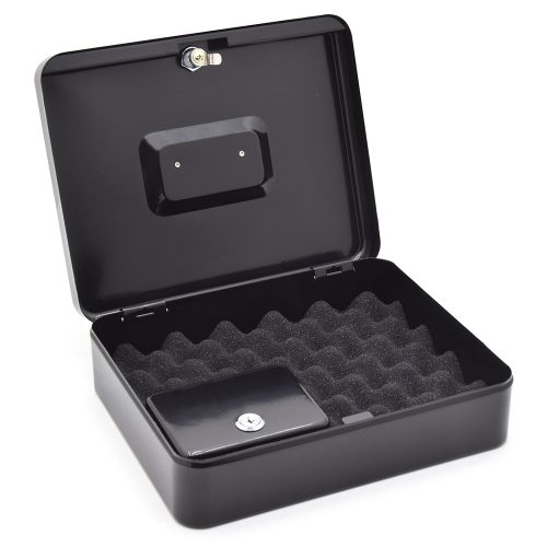 Caseta pistol Ellit® Home GunBOX cheie 300x240X90mm negru
