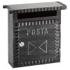 Cutie postala de gard Picco® Nero 270x260x90 mm