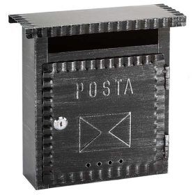 Cutie postala exterior Picco® Nero 270x260x90 mm