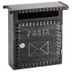 Cutie postala de gard Picco® Nero 270x260x90 mm